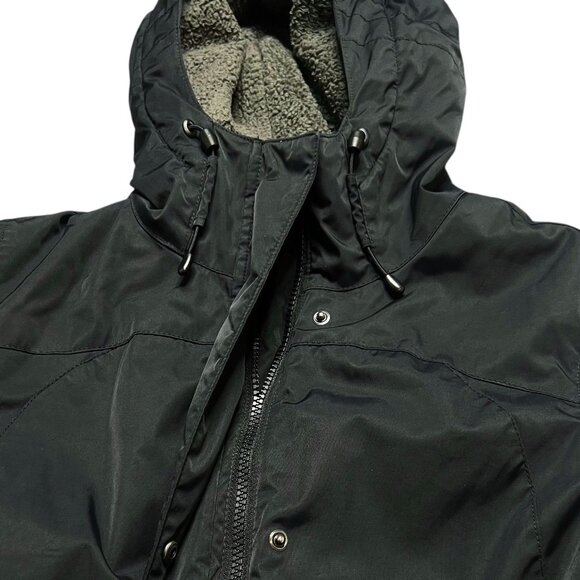 LL Bean Coat Jacket Womens Size S Reg Black Winter Warmer Hooded - Picture 2 of 4